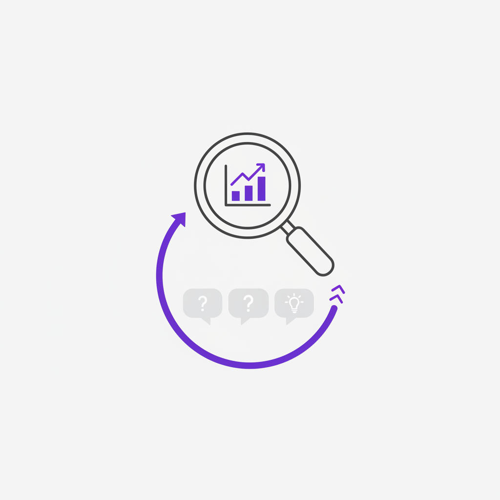 An illustration of a person mining for gold in a giant search bar.