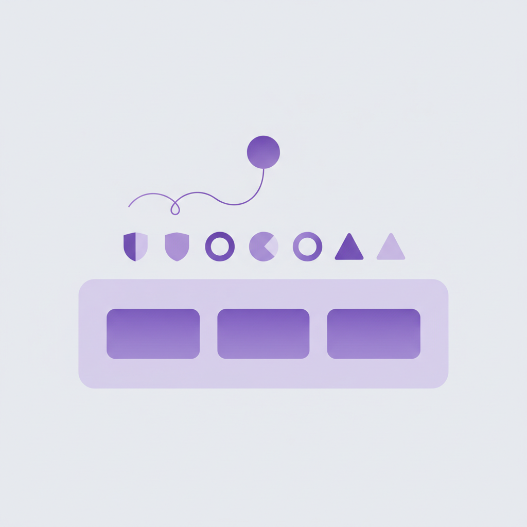 An illustration of a pricing page with logos of different companies attached to specific pricing plans.